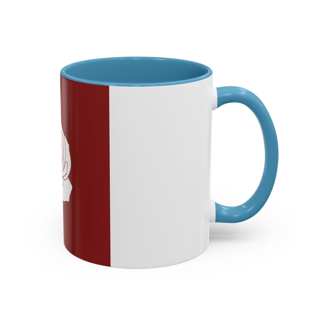 Red Rose Accent Coffee Mug