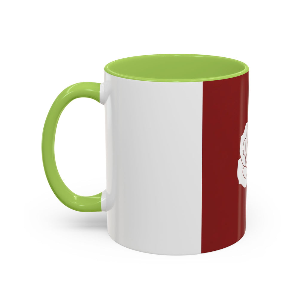 Red Rose Accent Coffee Mug
