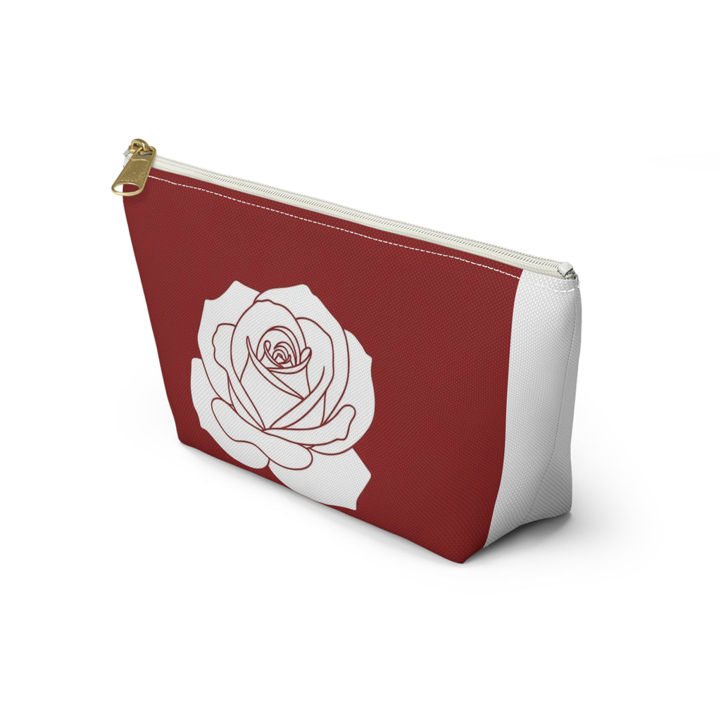 Red Rose Cosmetic Pouch