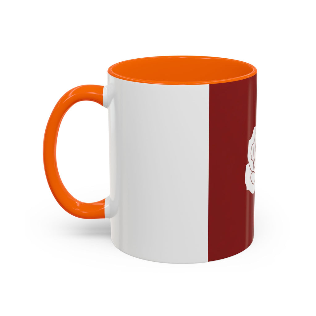Red Rose Accent Coffee Mug