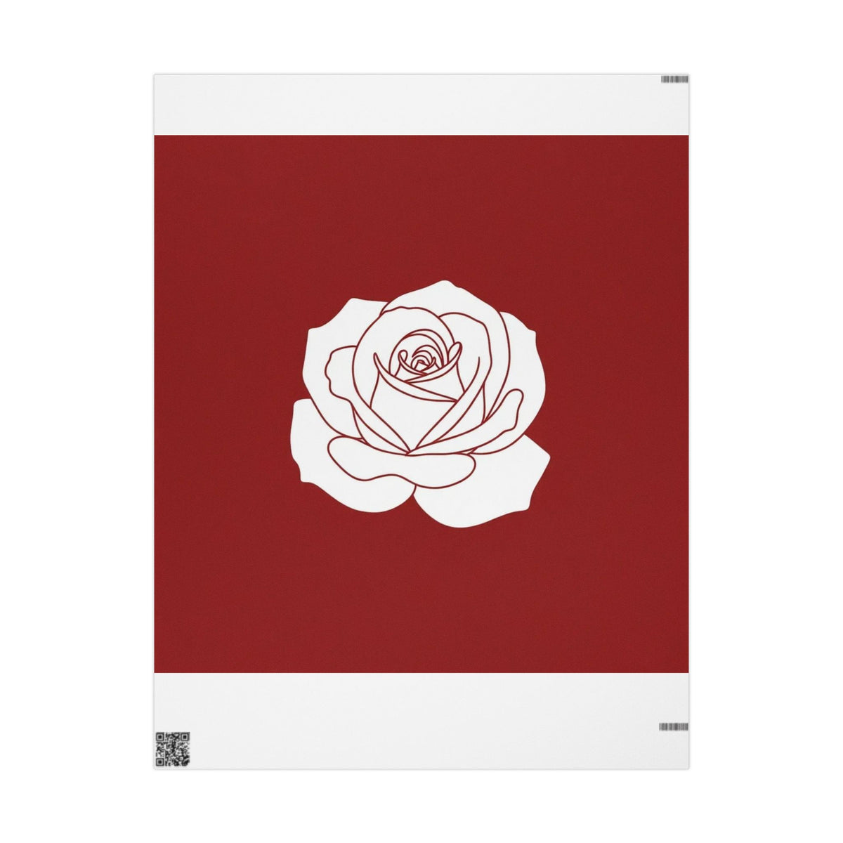 Red Rose Wrapping Paper