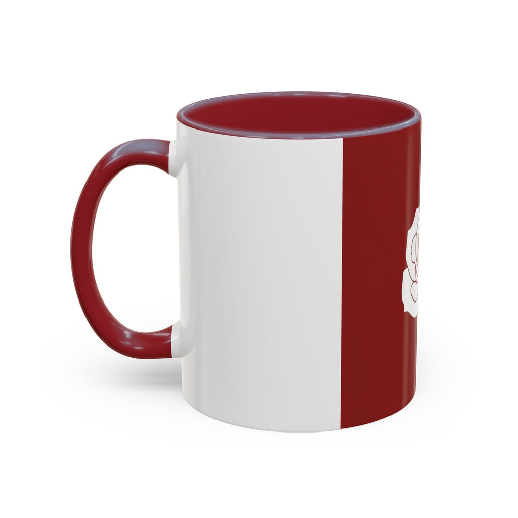 Red Rose Accent Coffee Mug