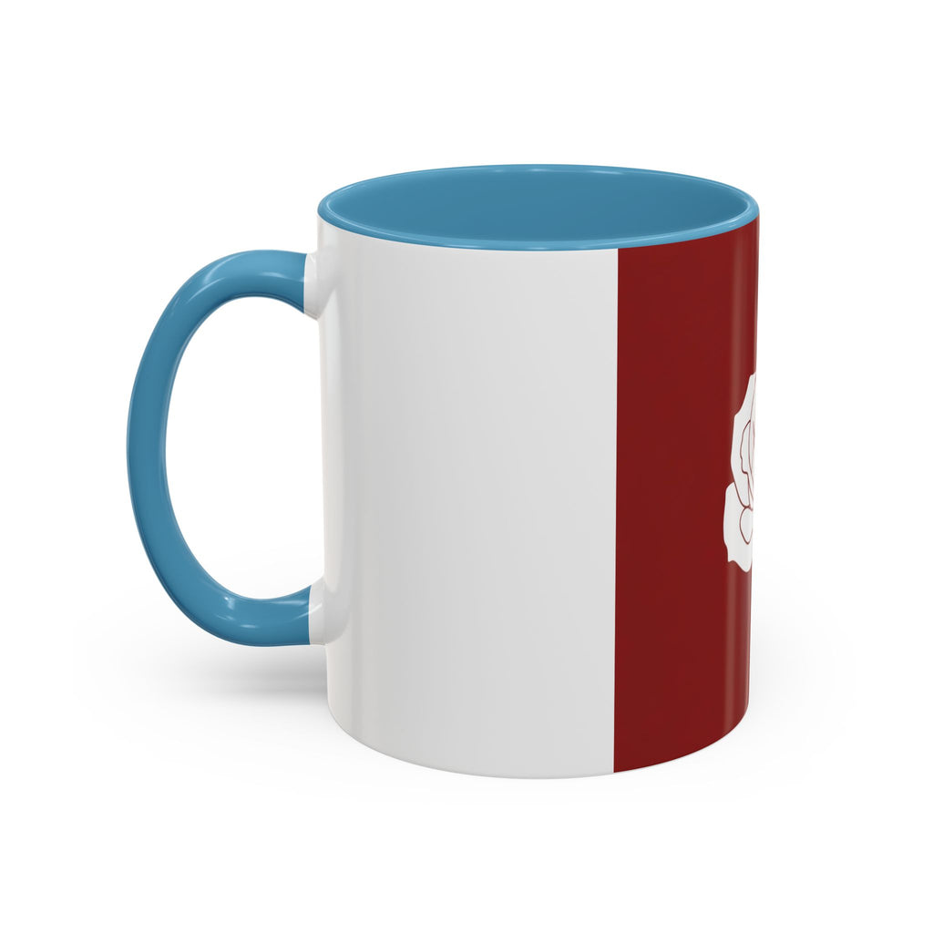 Red Rose Accent Coffee Mug