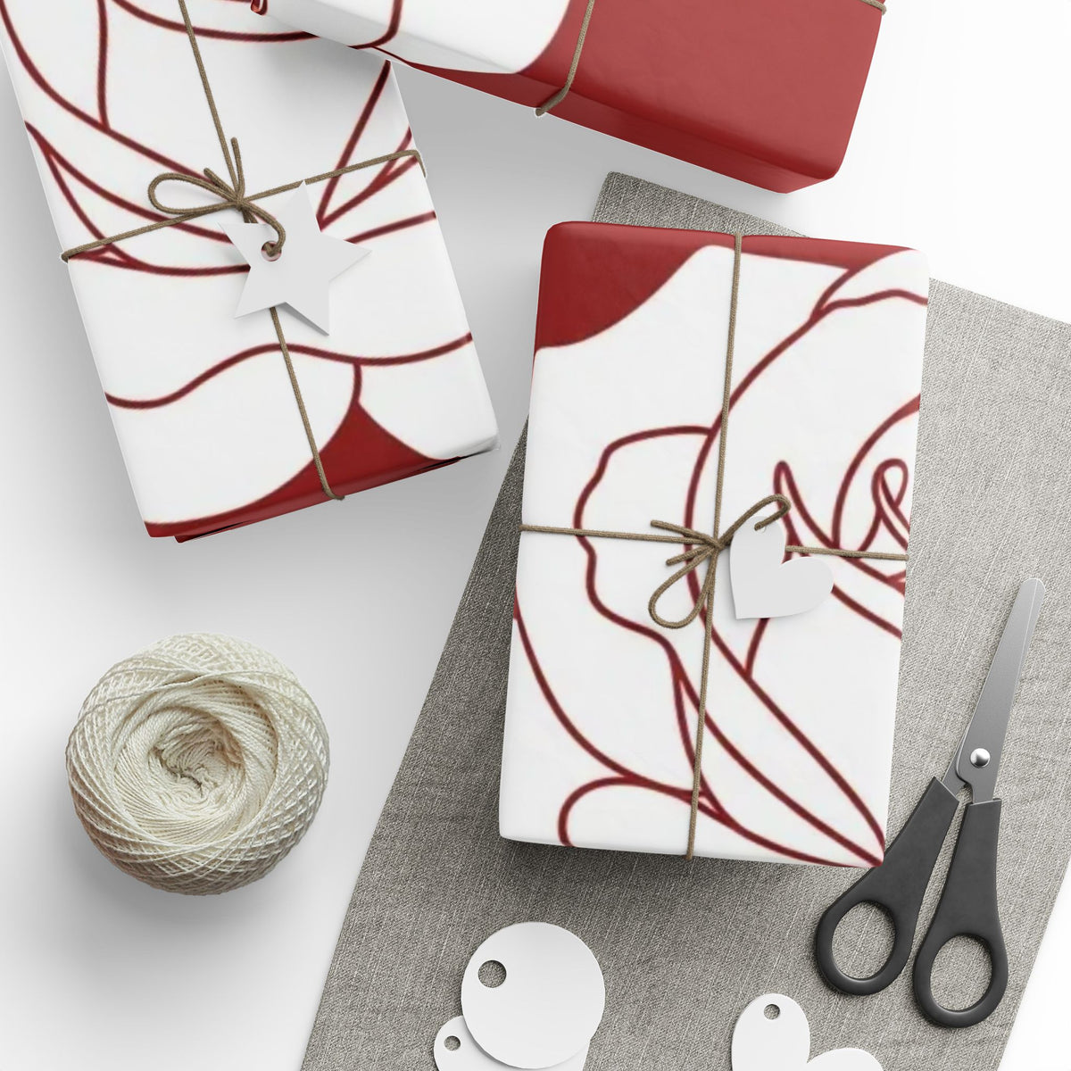 Red Rose Wrapping Paper