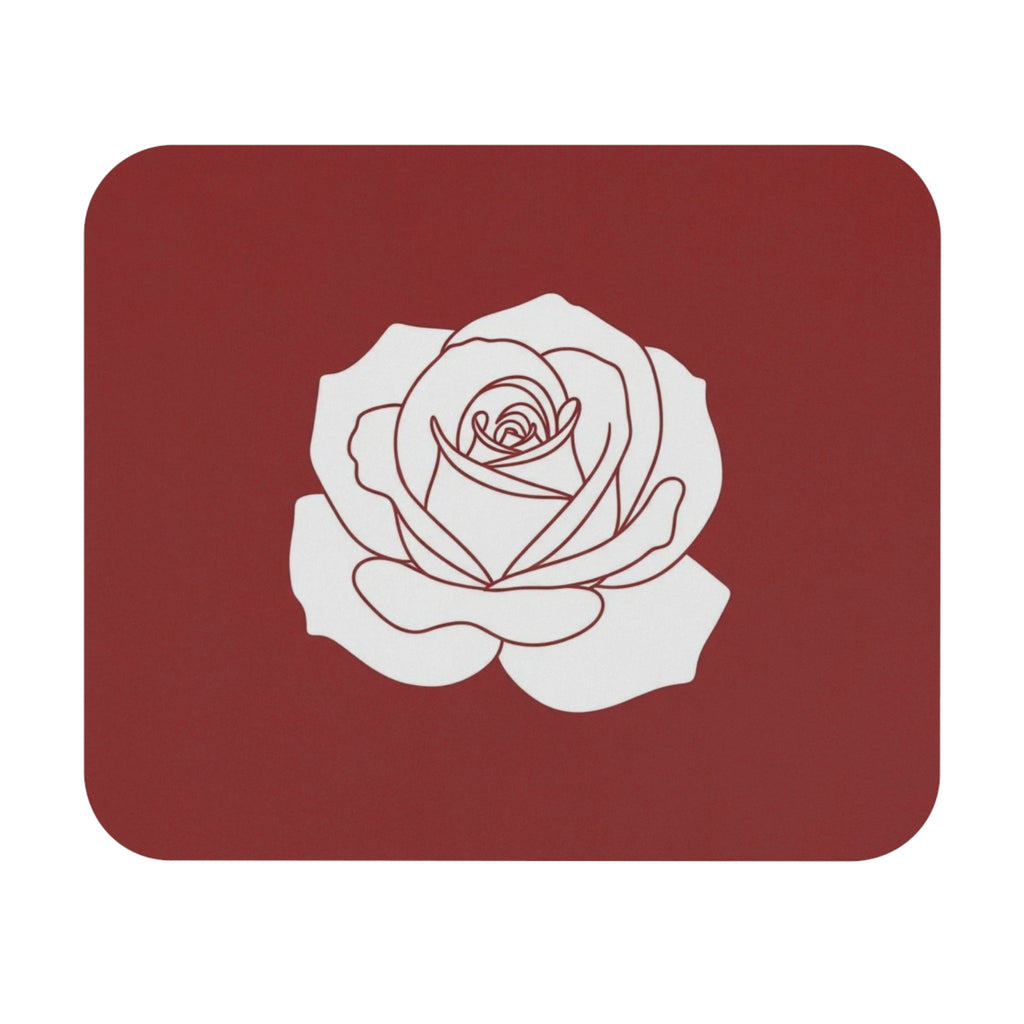 Rose Illustration Rectangle Mouse Pad