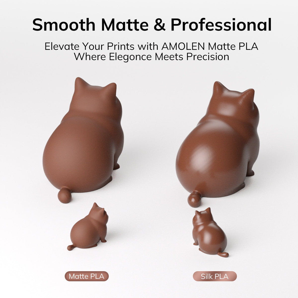 PLA Matte Basic 1.75mm, 1KG/2.2LB