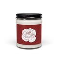 Rose Flower Scented Soy Candle, 9oz