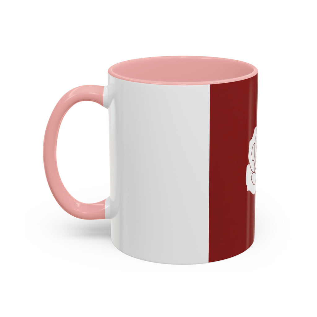 Red Rose Accent Coffee Mug