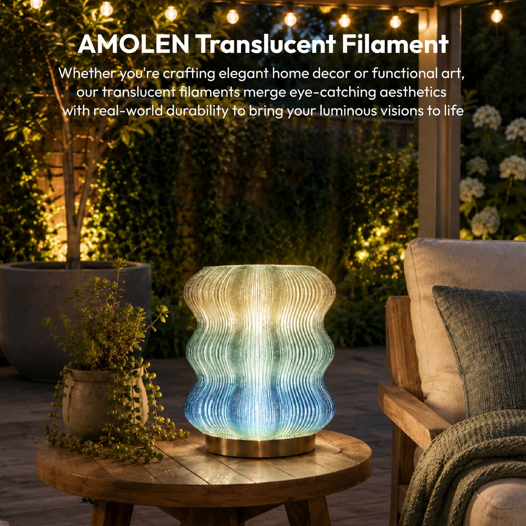 PLA Crystal-Transparent 1.75mm, 1KG/2.2LB