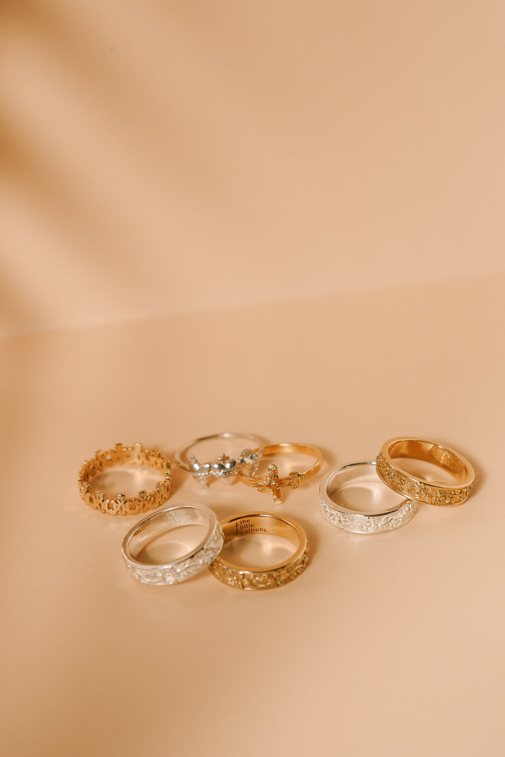 St. Josephs Lily Ring | Gold Vermeil