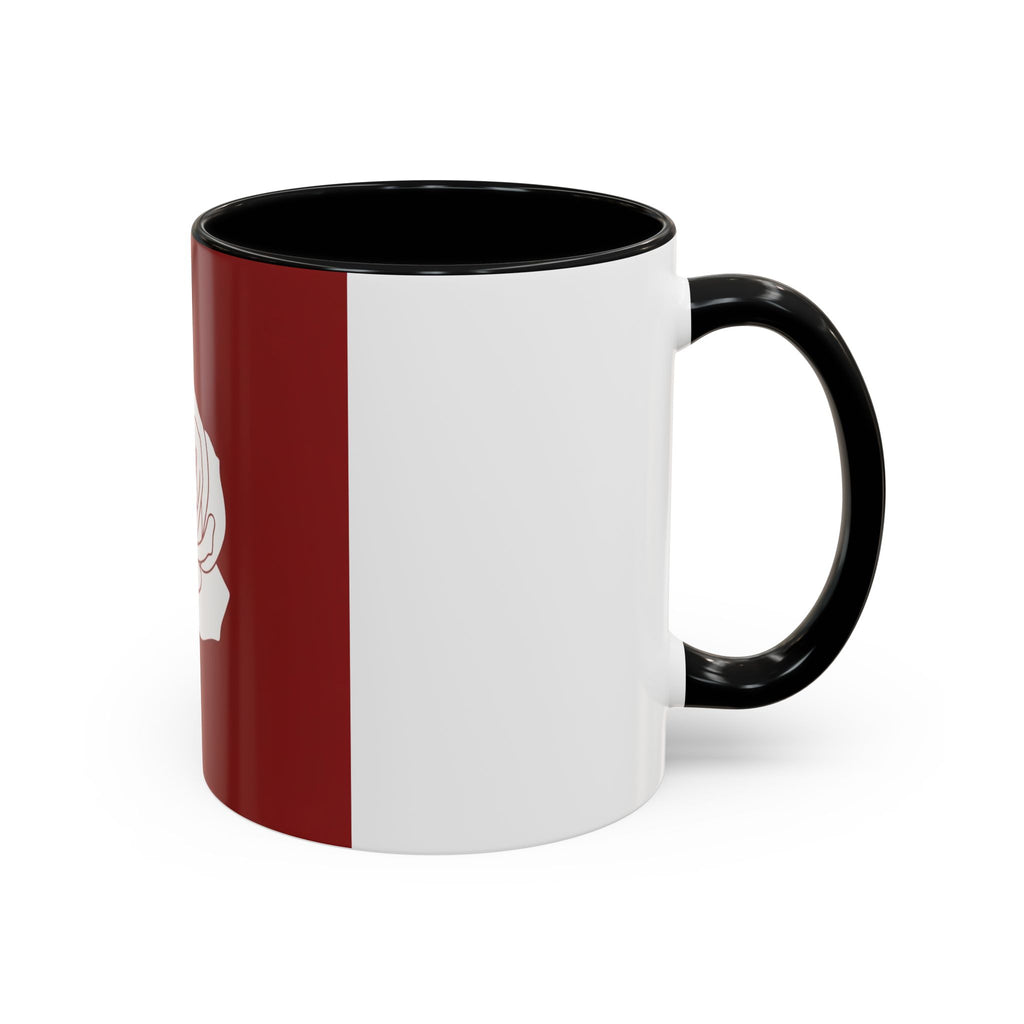 Red Rose Accent Coffee Mug