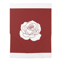 Red Rose Baby Swaddle Blanket