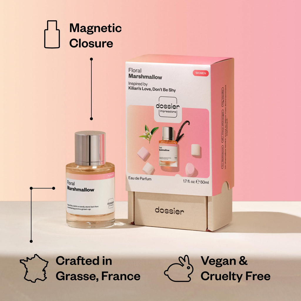 Dossier - Ambery Vanilla - Eau de Parfum - Vanilla Perfume - Inspired by Black Opium - Long-Lasting Fragrance - Feminine - 1.7 fl oz (50ml)