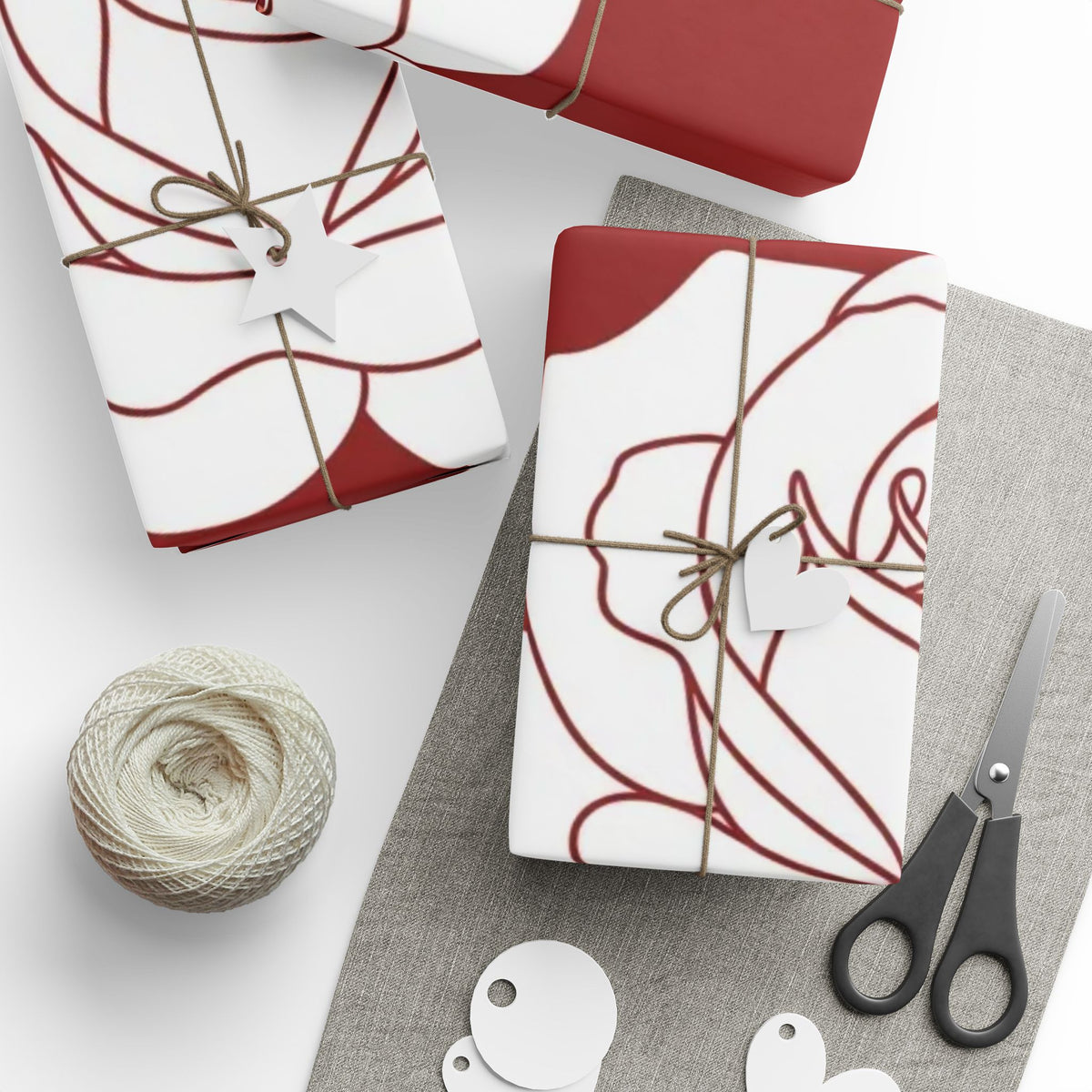 Red Rose Wrapping Paper
