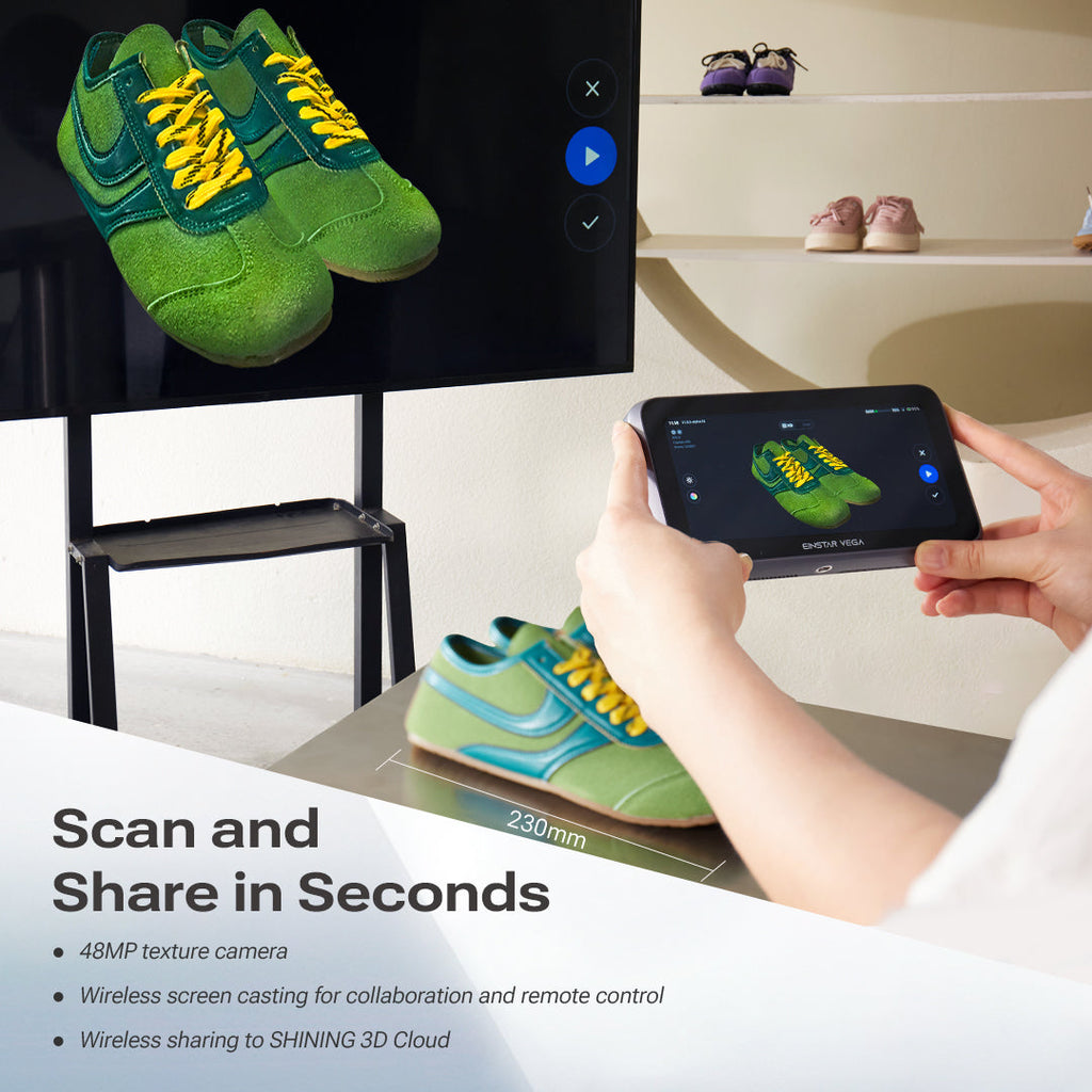 EINSTAR VEGA | Wireless All-In-One 3D Scanner