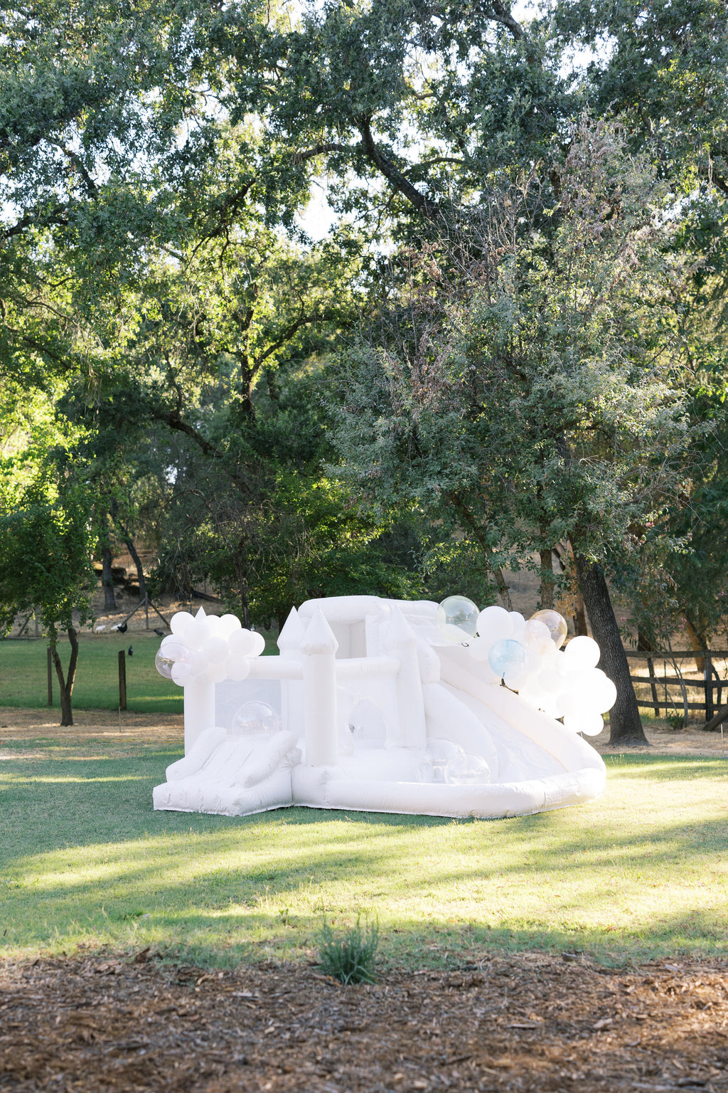 Mini Ella - White COMBO Bounce and Splash Water Slide (PREORDER)