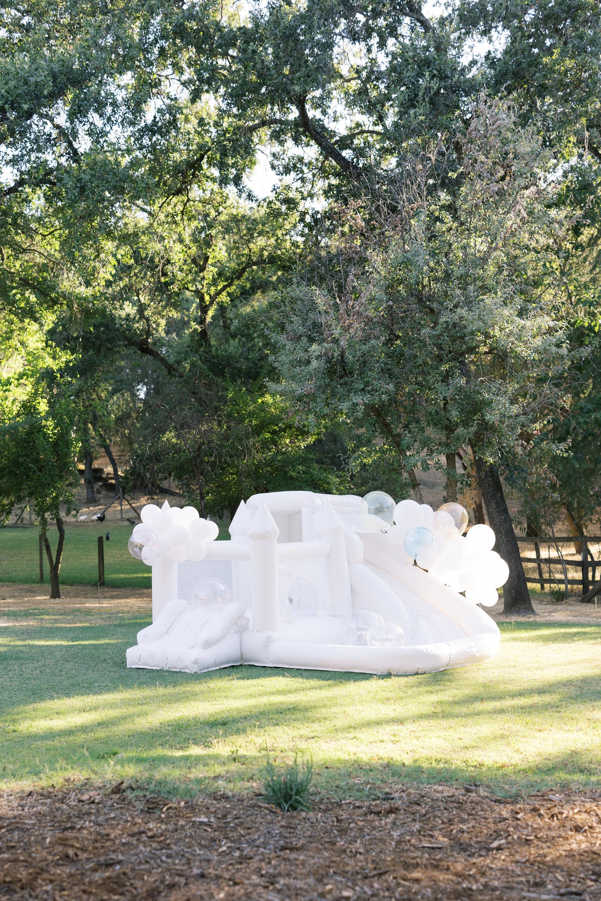 Mini Ella - White COMBO Bounce and Splash Water Slide (PREORDER)