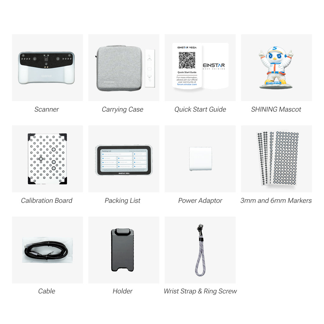 EINSTAR VEGA | Wireless All-In-One 3D Scanner
