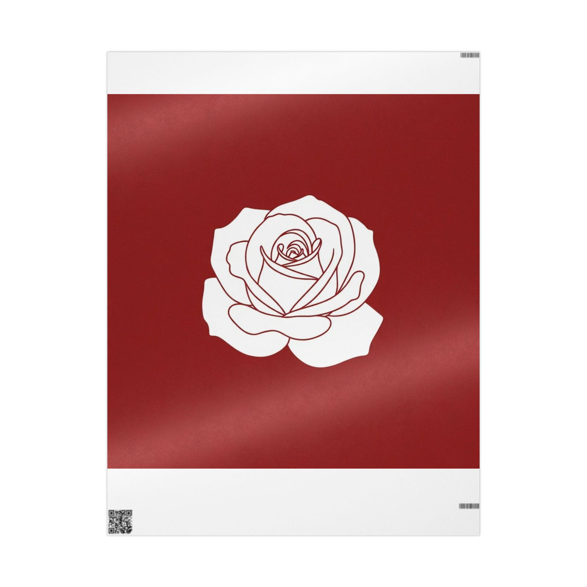 Red Rose Wrapping Paper