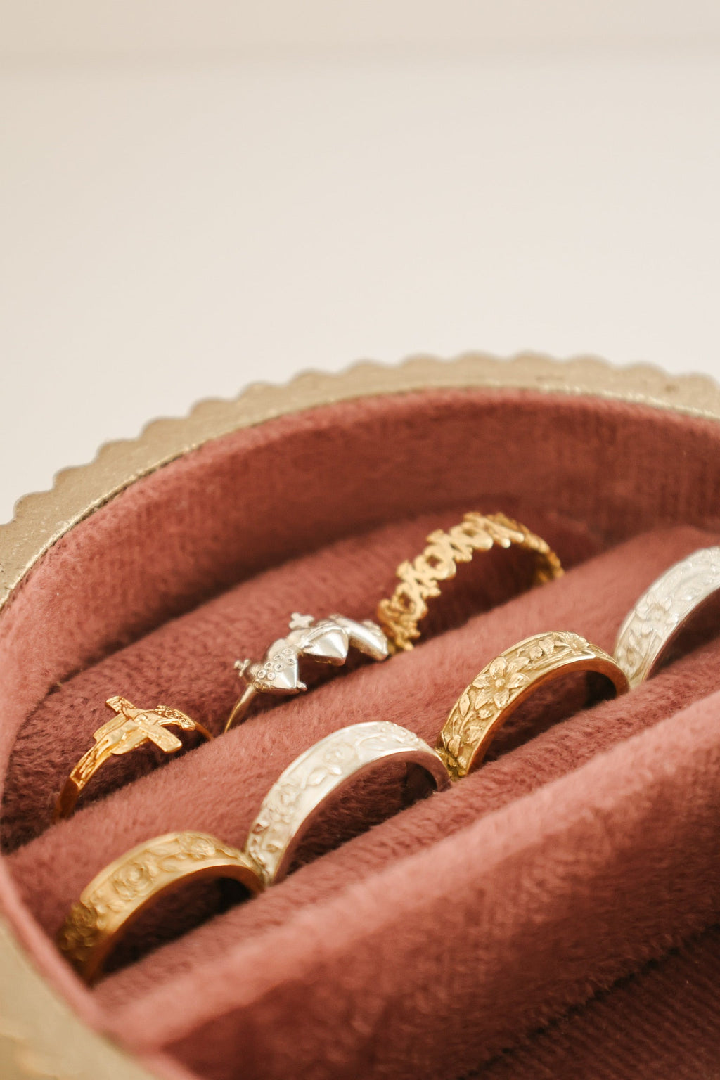 St. Josephs Lily Ring | Gold Vermeil
