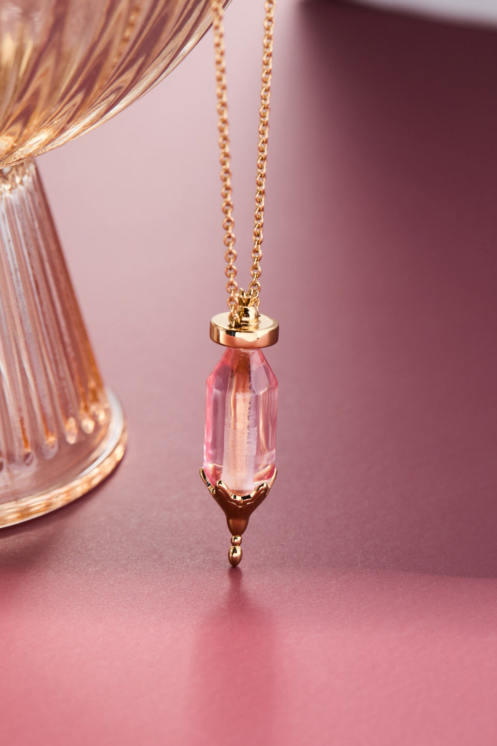 'You Are Loved' Potion Bottle Slider Necklace