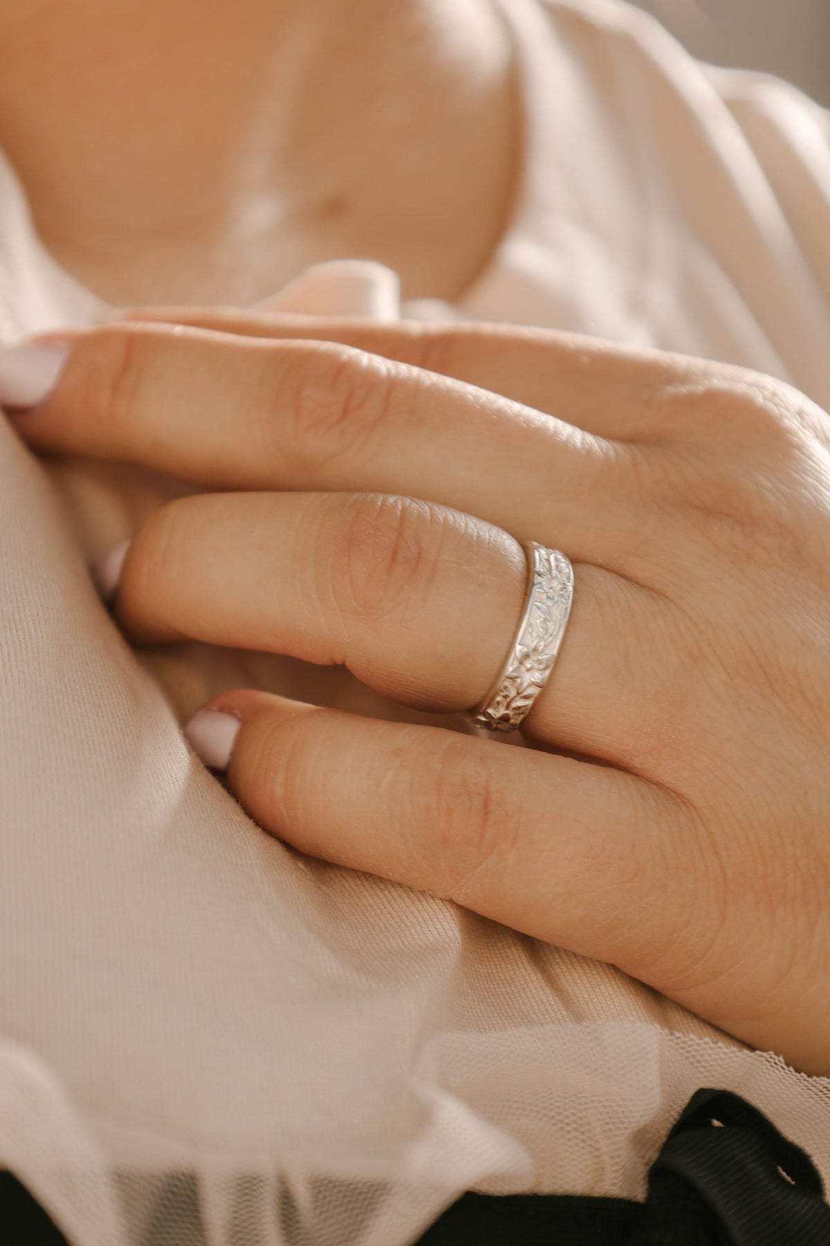 St. Josephs Lily Ring | Sterling Silver