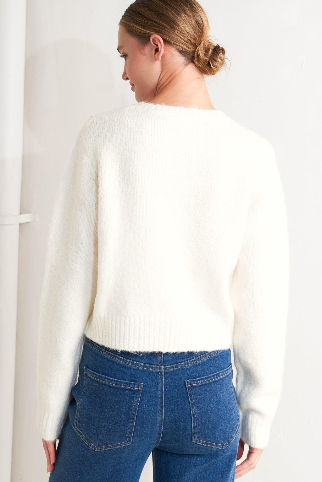 ANGEL TOUCH SWEATER KNIT CARDIGAN