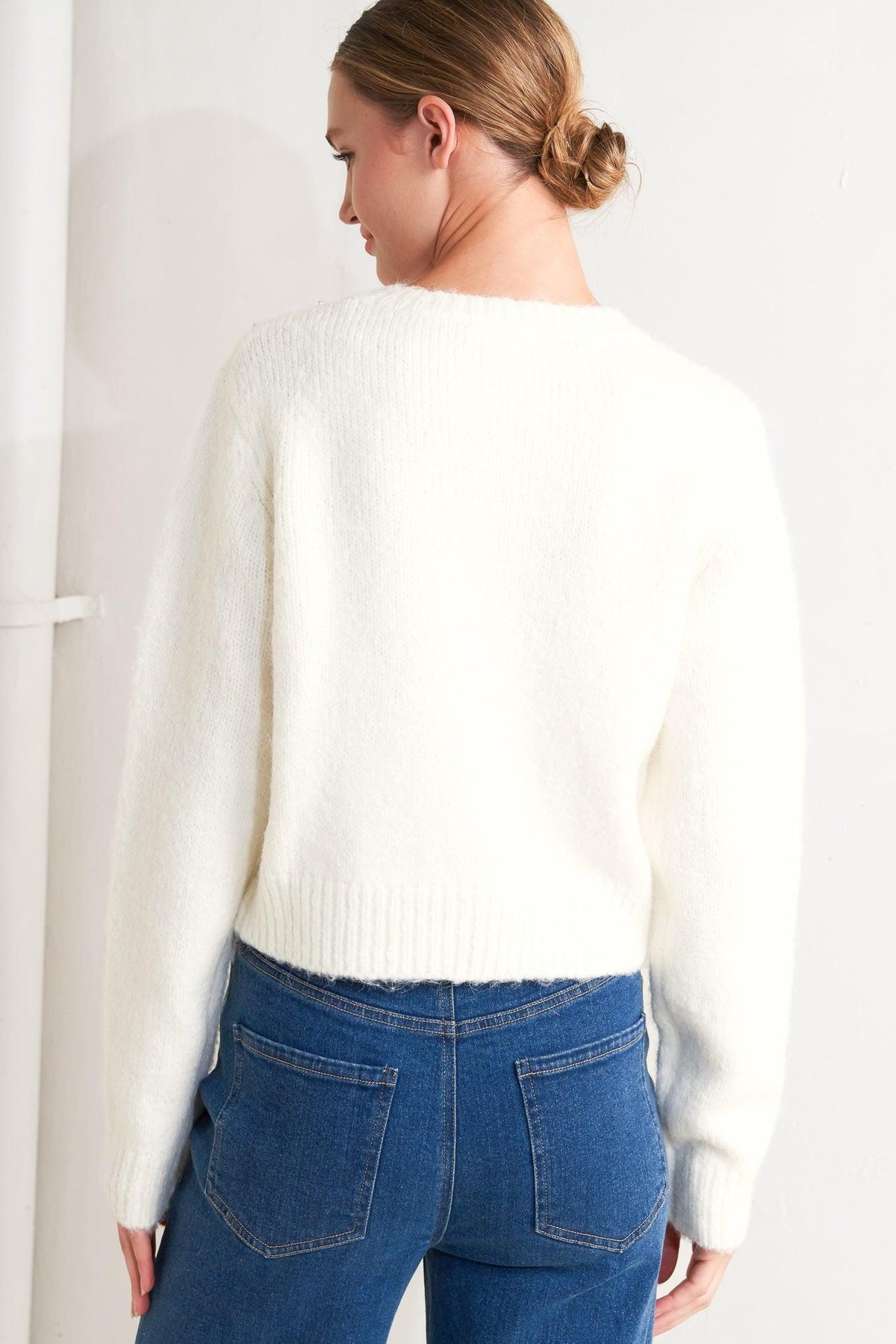 ANGEL TOUCH SWEATER KNIT CARDIGAN