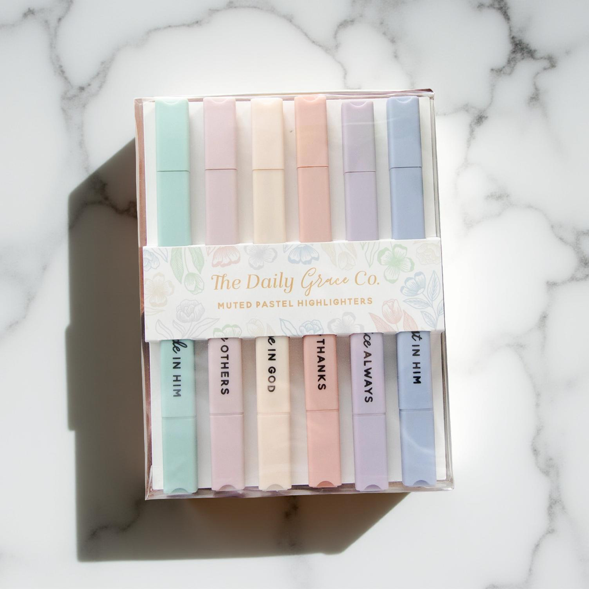 Muted Pastel Highlighters