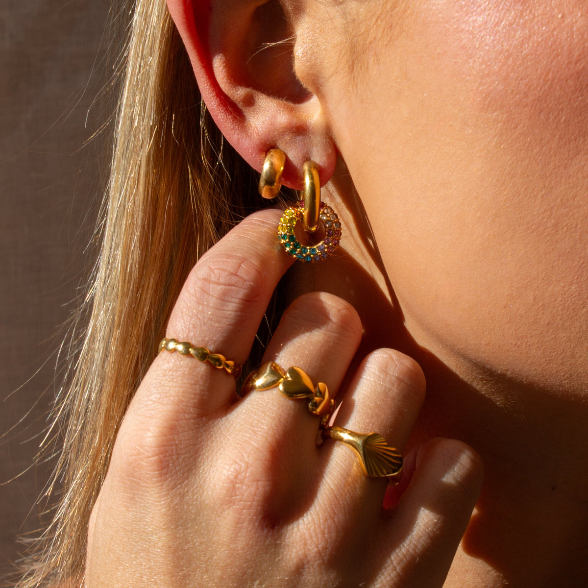 Donna Hoop Earrings