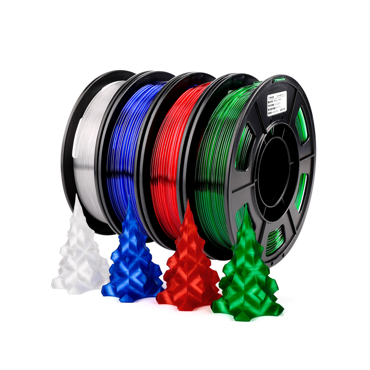 PETG Transparent Variety Pack (4x250g)