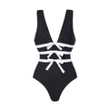 2025 Sexy Women's Swimsuit New Strapless Simple One-piece Swimwear with Shorts Two-piece Set Sliming Bodysuit Beachwear Monokini