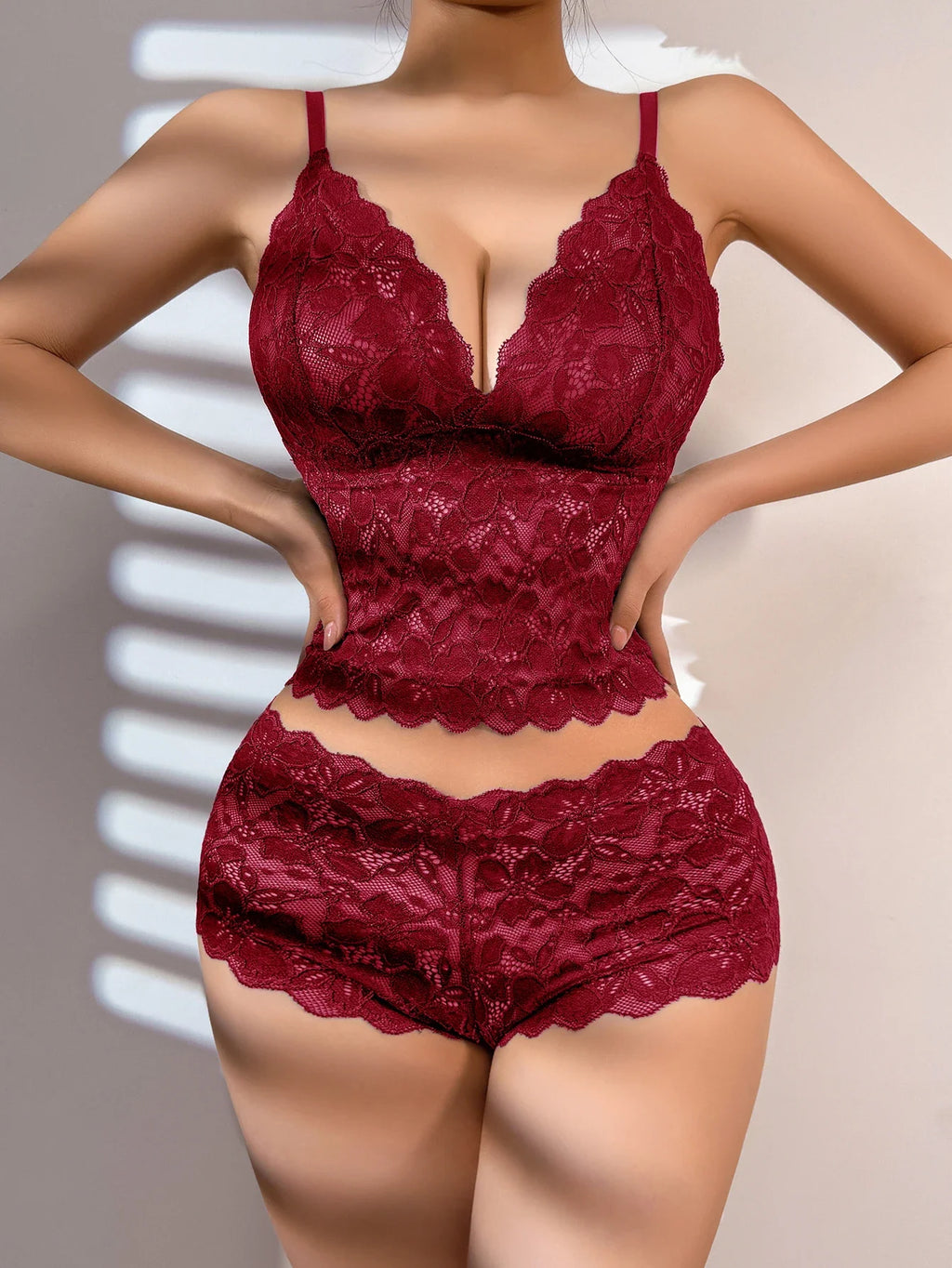Sexy Sheer Floral Lace Bra Set for Women Wireless Unpadded Bralette and Panty Set Romantic Comfortable Underwear S-XL