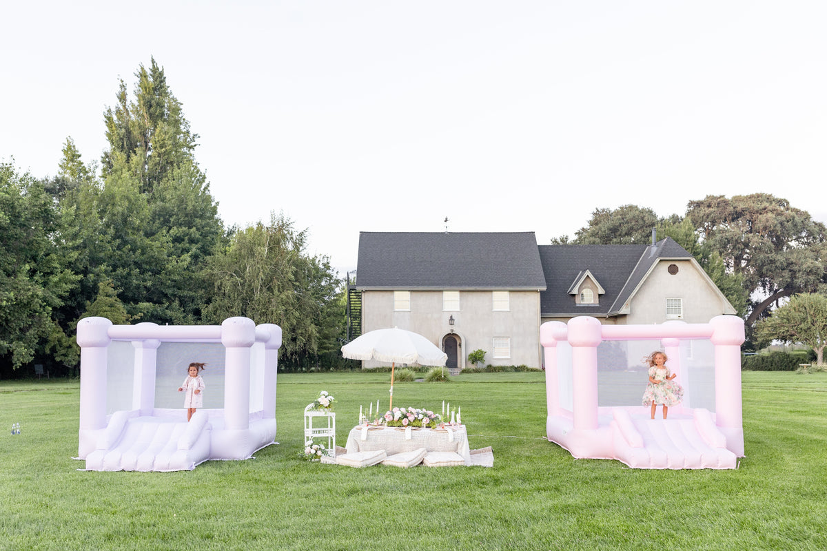 Mini Mila - Pastel Pink Bounce House