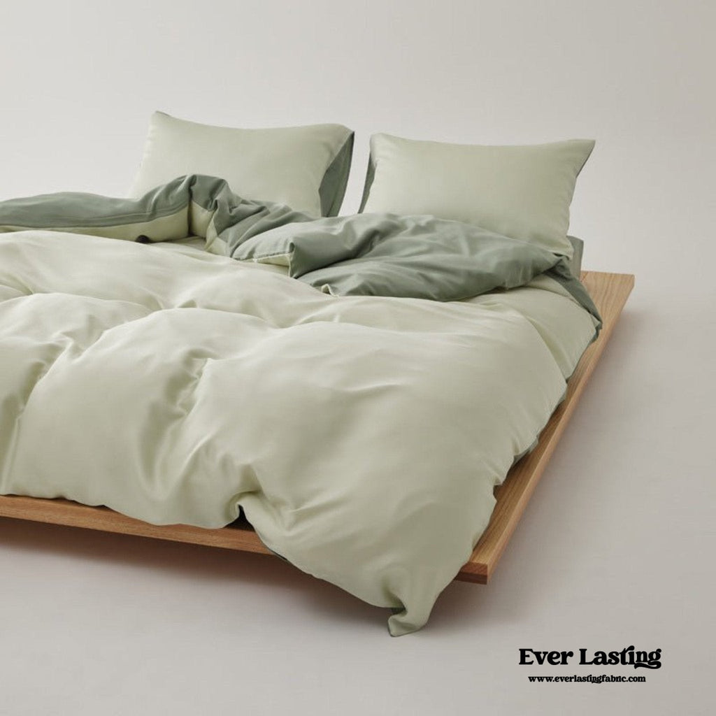 Adeline Pastel Silky Cooling TENCEL™ Bedding Set / Cream