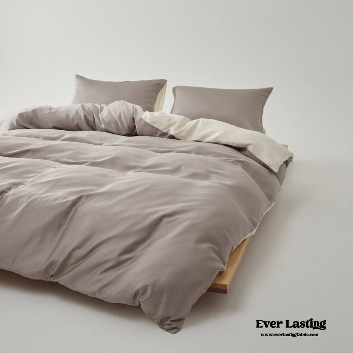Adeline Pastel Silky Cooling TENCEL™ Bedding Set / Cream
