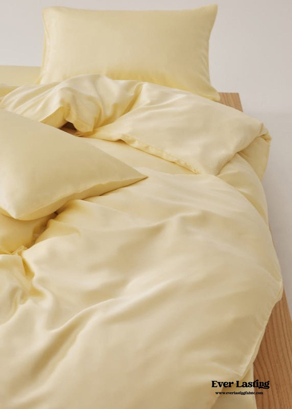 Adeline Pastel Silky TENCEL™ Bedding Set / Yellow