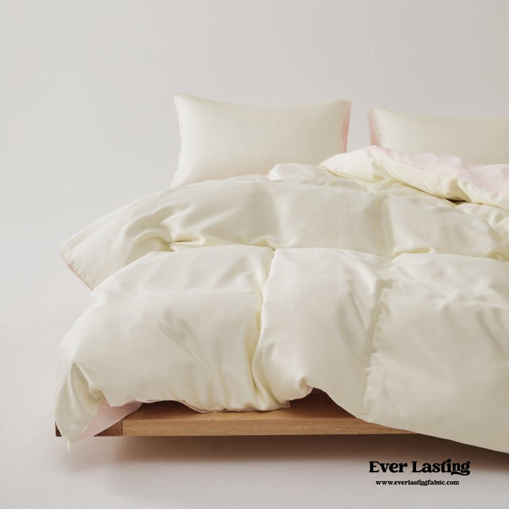 Adeline Pastel Silky TENCEL™ Bedding Set / Yellow