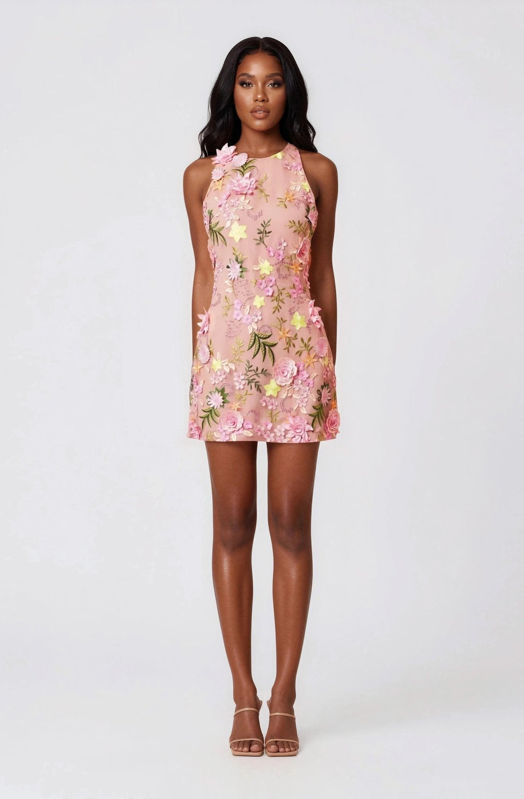 Aella Party Mini Dress - Pink (Final Sale)