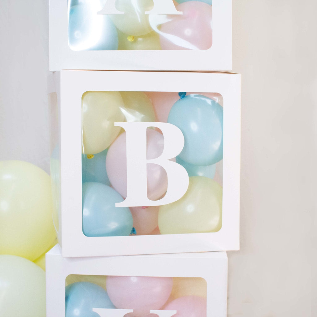 Baby Shower Balloon Blocks