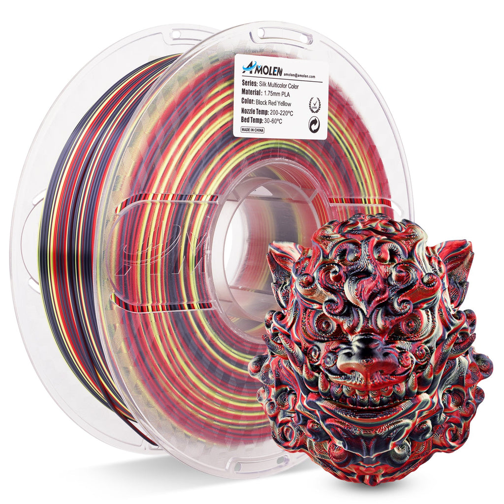 PLA Silk S-Series Filament 1.75mm, 1KG/2.2LB