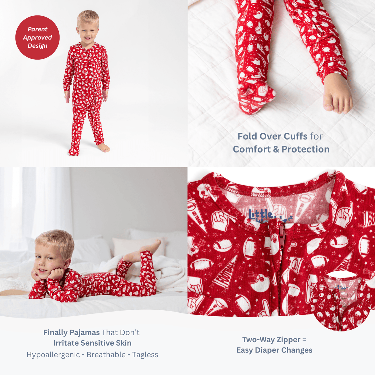 Rocketship Bamboo Toddler Pajamas – Romper