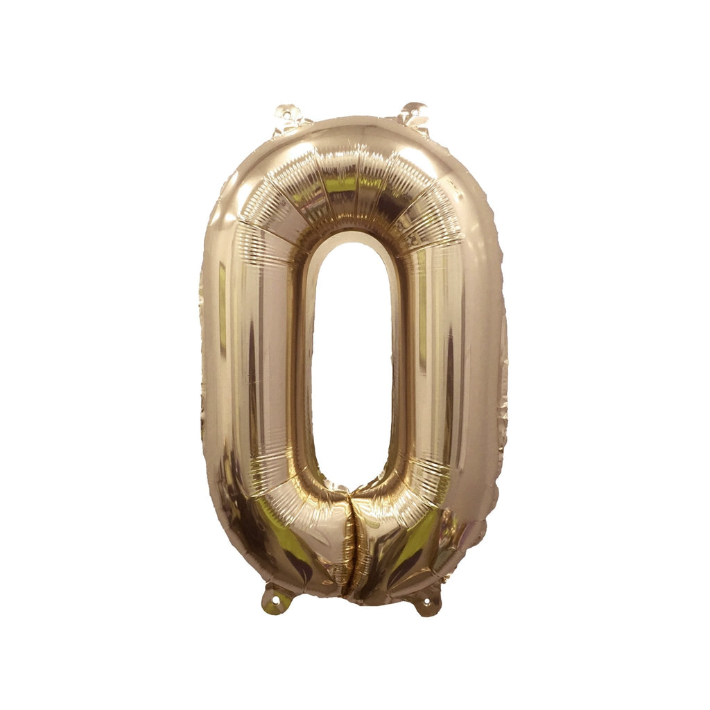 Giant Gold Number Balloon | 32" Metallic Foil | Numbers 0-9