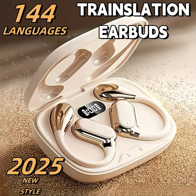 AI Translation Wireless Earbuds Noise Cancelling Touch Control