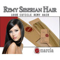 Narcia Weft Hair Extensions 100% Remy Siberian Human Hair, Silky Straight 28 Inch