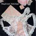 Lace Hollow-Out Panties with Pink Bow – Lolita Sexy Lingerie