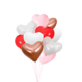 Heart Balloon Bouquet – 10ct | Valentine’s, Anniversary, Bachelorette