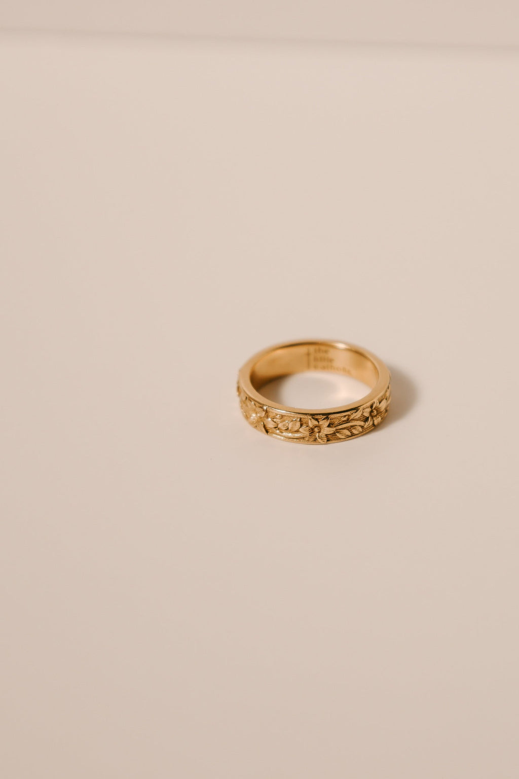 St. Josephs Lily Ring | Gold Vermeil