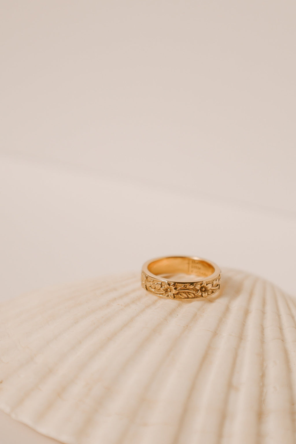 St. Josephs Lily Ring | Gold Vermeil