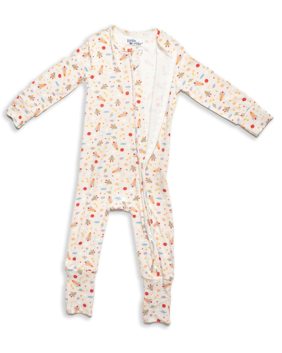 Rocketship Bamboo Toddler Pajamas – Romper